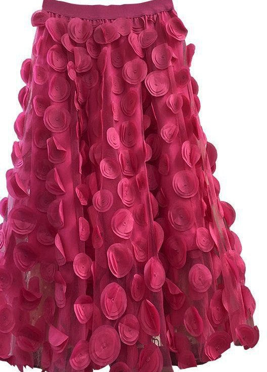 Tulle Skirt with Circle Detail Bubble Design