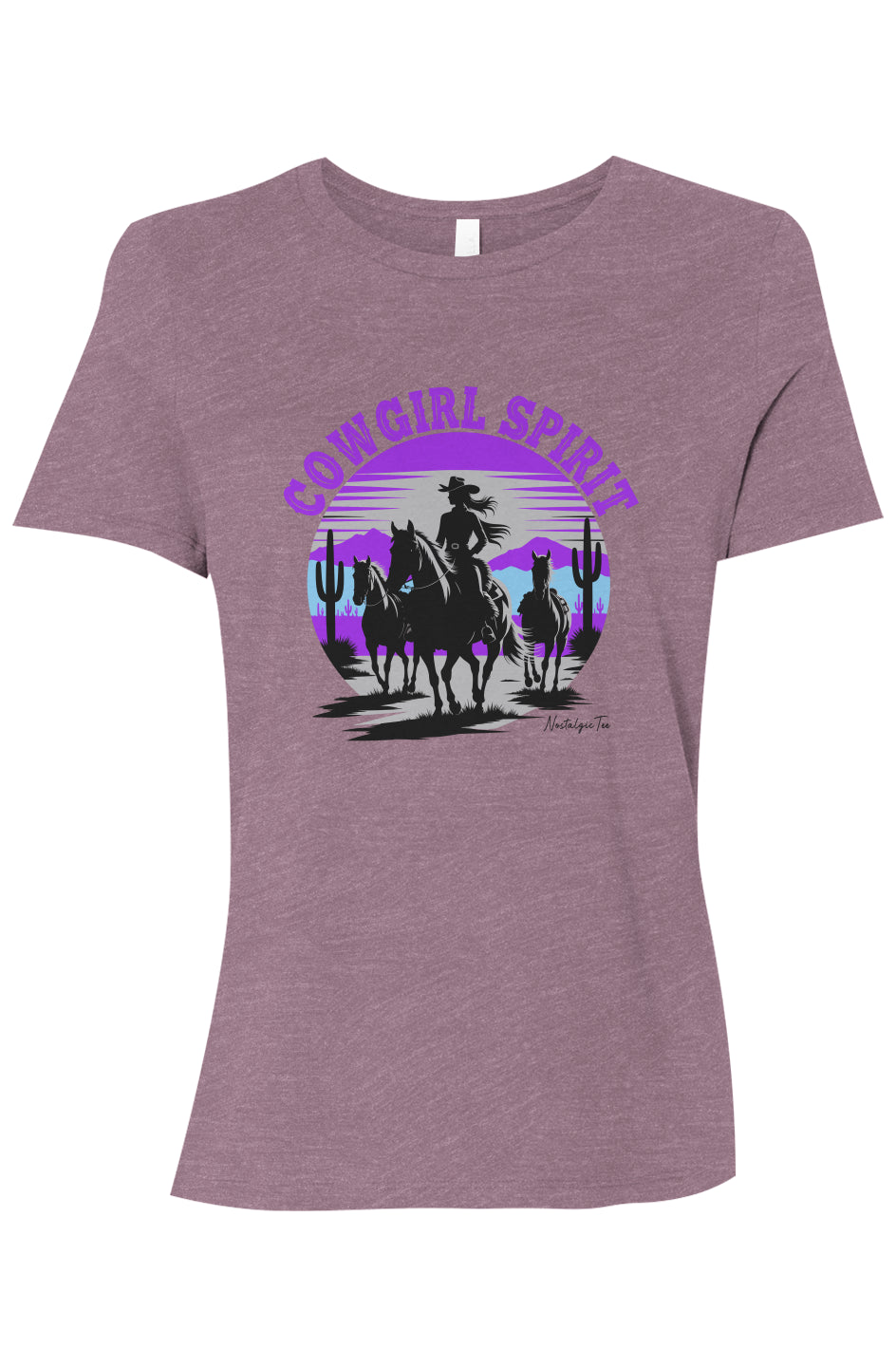 Cowgirl Spirit Women's Relaxed Jersey Tee Mauve